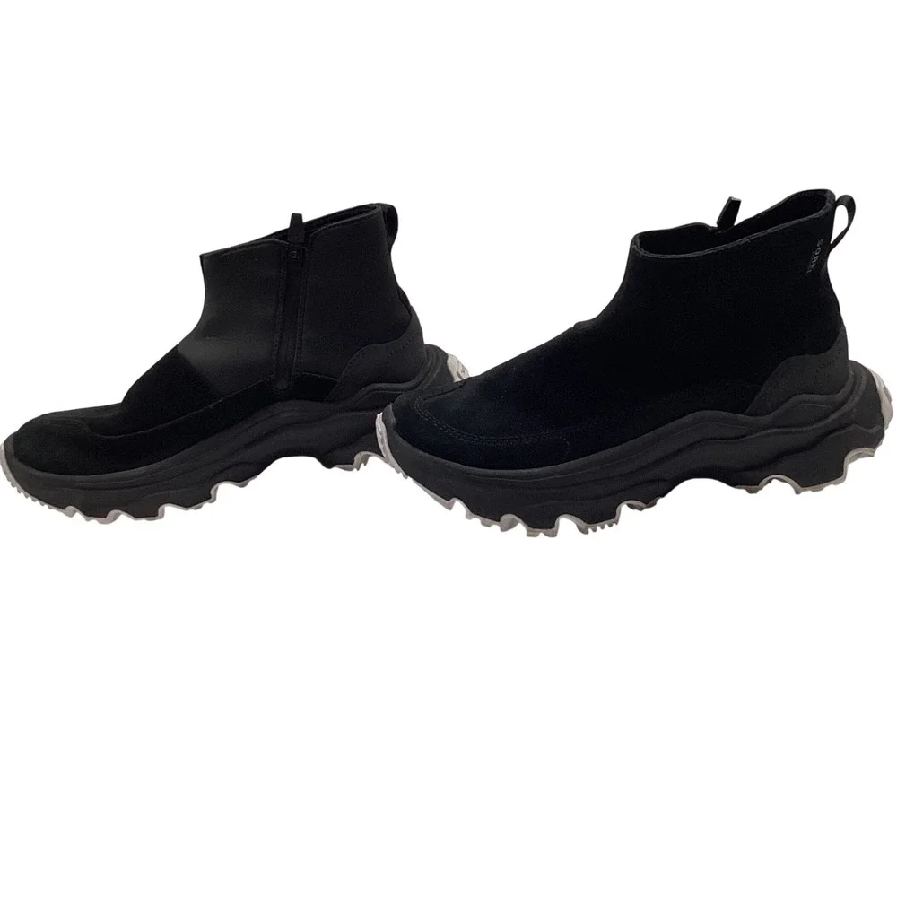 Sorel Kinetic Impact NXT Waterproof‎ Booties Black Suede Side Zip Women's 8